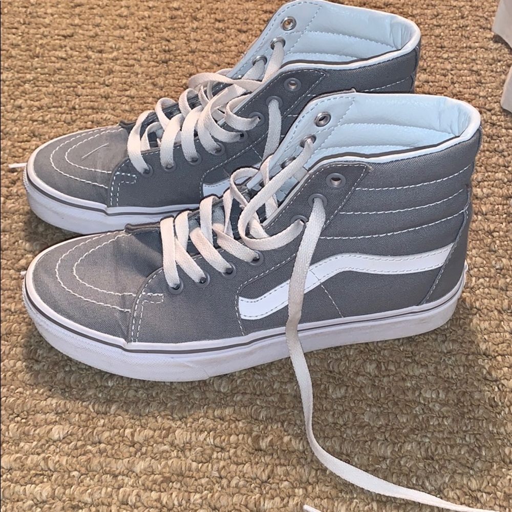 High top gray vans